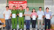 CÔNG AN XÃ TÂN PHÚ ĐÔNG RA MẮT MÔ HÌNH “BÀN TRÀ THÔNG TIN” TẠI ẤP PHÚ HÒA