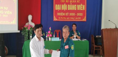 ĐẠI HỘI ĐẢNG VIÊN CHI BỘ QUÂN SỰ – NHIỆM KỲ 2020 - 2022 ĐẠI HỘI ĐẢNG VIÊN CHI BỘ QUÂN SỰ – NHIỆM KỲ 2020 - 2022