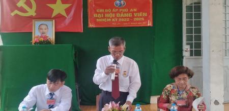 ĐẠI HỘI ĐẢNG VIÊN CHI BỘ ẤP PHÚ AN – NHIỆM KỲ 2022 - 2025 ĐẠI HỘI ĐẢNG VIÊN CHI BỘ ẤP PHÚ AN – NHIỆM KỲ 2022 - 2025