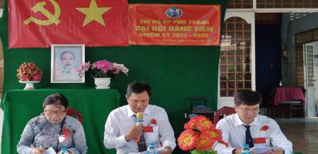 ĐẠI HỘI ĐẢNG VIÊN CHI BỘ ẤP PHÚ THÀNH – NHIỆM KỲ 2022 - 2025 ĐẠI HỘI ĐẢNG VIÊN CHI BỘ ẤP PHÚ THÀNH – NHIỆM KỲ 2022 - 2025