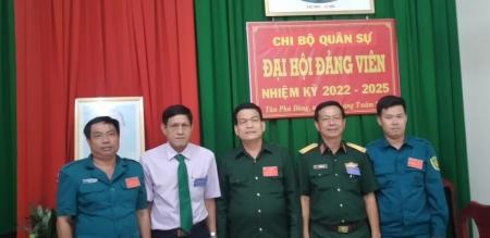 ĐẠI HỘI ĐẢNG VIÊN CHI BỘ QUÂN SỰ – NHIỆM KỲ 2022 - 2025 ĐẠI HỘI ĐẢNG VIÊN CHI BỘ QUÂN SỰ – NHIỆM KỲ 2022 - 2025