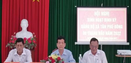 ĐẢNG BỘ XÃ TỔ CHỨC HỘI NGHỊ SINH HOẠT ĐỊNH KỲ 6 THÁNG ĐẦU NĂM 2022 ĐẢNG BỘ XÃ TỔ CHỨC HỘI NGHỊ SINH HOẠT ĐỊNH KỲ 6 THÁNG ĐẦU NĂM 2022