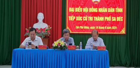 ĐẠI BIỂU HỘI ĐỒNG NHÂN DÂN 3 CẤP TIẾP XÚC CỬ TRI TRƯỚC KỲ HỌP ĐẠI BIỂU HỘI ĐỒNG NHÂN DÂN 3 CẤP TIẾP XÚC CỬ TRI TRƯỚC KỲ HỌP